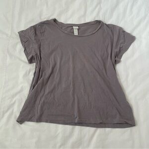 H&M Purple Everyday Short Sleeve Tee